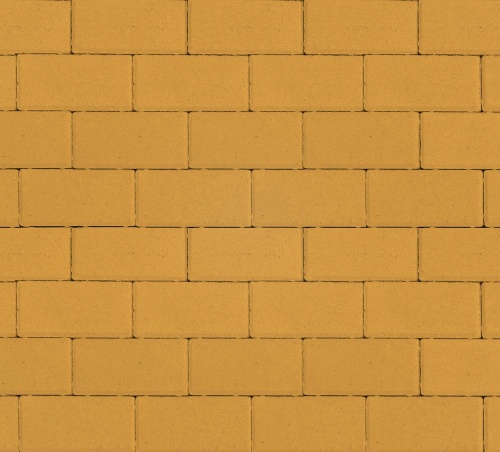 Плитка тротуарная ArtStein Прямоугольник желтый, Гладкий 1.П4 100*200*40мм